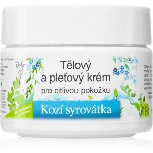 Bione Cosmetics Kozí Syrovátka crème nourrissante visage et corps pour peaux sensibles 260 ml