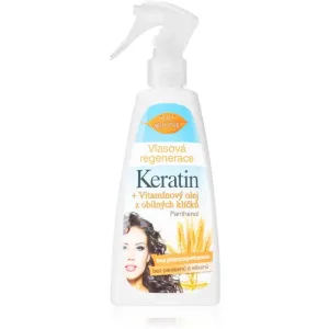 Bione Cosmetics Keratin + Grain soin capillaire sans rinçage en spray 260 ml
