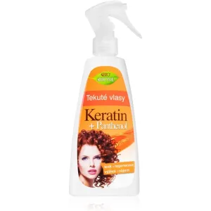 Bione Cosmetics Keratin + Panthenol soin régénérant sans rinçage pour cheveux 260 ml