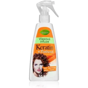 Bione Cosmetics Keratin + Panthenol soin régénérateur intense pour cheveux 260 ml