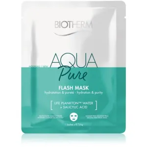 Biotherm Aqua Pure Super Concentrate masque tissu pour un effet naturel pour la régénération de la peau 35 g