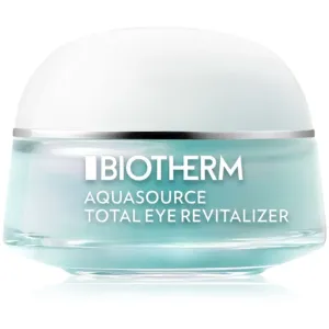 Biotherm Aquasource Total Eye Revitalizer soin yeux anti-enflures et anti-cernes effet rafraîchissant 15 ml