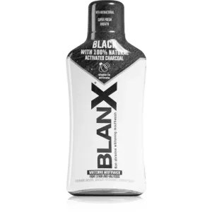 BlanX Black Mouthwash bain de bouche blanchissant au charbon actif 500 ml