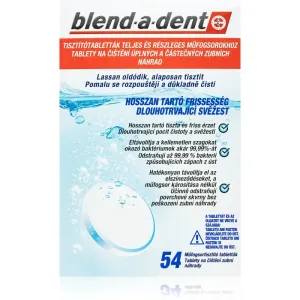 Blend-a-dent Long Lasting Freshness tablettes nettoyantes pour appareils dentaires amovibles et prothèses dentaires 54 pcs