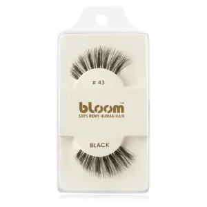 Bloom Natural faux-cils de vrais cheveux No. 43 (Black) 1 cm