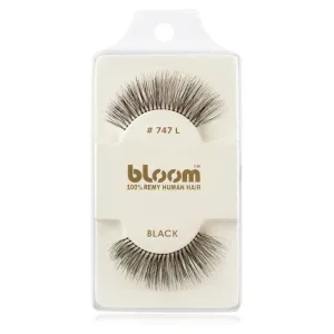 Bloom Natural faux-cils de vrais cheveux No. 747L (Black) 1 cm