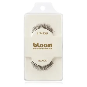 Bloom Natural faux-cils de vrais cheveux No. 747XS (Black) 1 cm