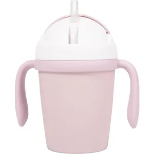 Bo Jungle Drinking Cup tasse avec paille Pink 250 ml