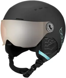 Bollé Quiz Visor Junior Ski Helmet Matte Black/Blue S (52-55 cm) Casque de ski
