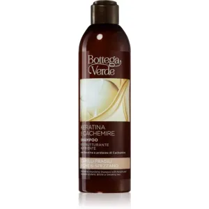 Bottega Verde Keratin & Cashmere shampoing nourrissant pour cheveux affaiblis et stressés 250 ml