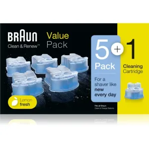 Braun CCR Refill LemonFresh cartouches de recharge pour station de nettoyage avec parfums 6 pcs