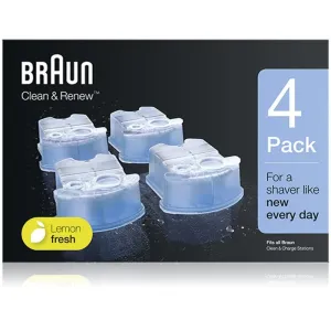 Braun CCR Refill LemonFresh cartouches de recharge pour station de nettoyage avec parfums Lemon Fresh 4 pcs