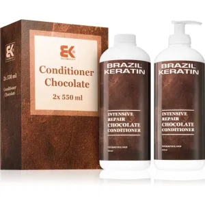 Brazil Keratin Chocolate Intensive Repair Conditioner conditionnement avantageux (pour cheveux abîmés)