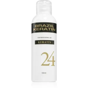 Brazil Keratin Keratin Treatment 24 soin traitant spécial pour lisser et régénérer les cheveux abîmés 150 ml