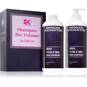 Brazil Keratin Bio Volume Shampoo conditionnement avantageux (pour donner du volume)