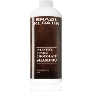 Brazil Keratin Chocolate Intensive Repair Shampoo shampoing pour cheveux abîmés 550 ml