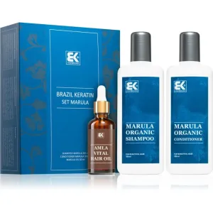 Brazil Keratin Marula Organic Set ensemble (pour cheveux abîmés et fragiles)