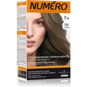 Brelil Numéro Permanent Coloring coloration cheveux teinte 7.10 Ash Blonde 125 ml
