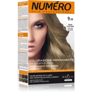 Brelil Numéro Permanent Coloring coloration cheveux teinte 9.10 Very Light Ash Blonde 125 ml