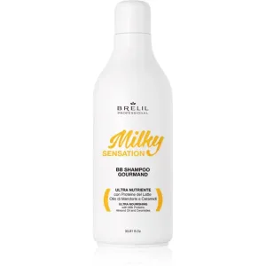 Brelil Professional Milky Sensation BB Shampoo shampoing régénérant pour cheveux fins et abîmés 1000 ml