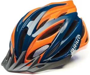 Briko Morgan Shiny Blue/Orange M Casque de vélo