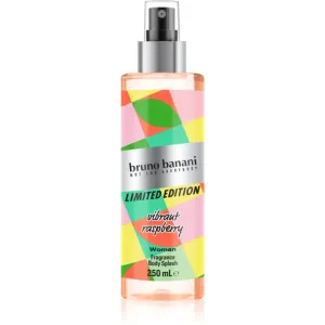 Bruno Banani Summer Vibrant Raspberry spray corporel parfumé pour femme 250 ml