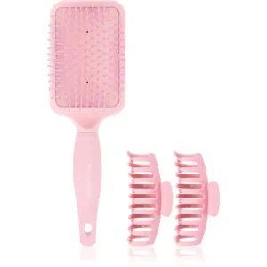 Brushworks Paddle Brush and Claw Clips ensemble (pour cheveux)
