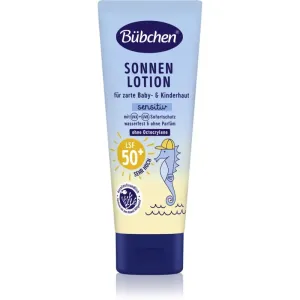 Bübchen Sensitive Sun Lotion SPF 50+ lait protecteur solaire pour enfant SPF 50+ 100 ml