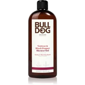 Bulldog Vetiver and Black Pepper gel de douche pour homme 500 ml