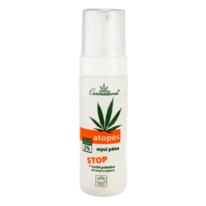 Cannaderm Atopos Cleansing foam mousse nettoyante 180 ml