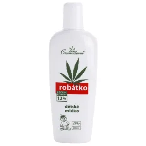 Cannaderm Robatko Body lotion for kids lait de massage corps pour bébé à l'huile de chanvre 150 ml