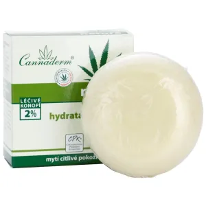 Cannaderm Natura Moisturizing soap pH 5.5 savon hydratant à l'huile de chanvre 100 g