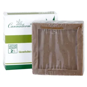 Cannaderm Natura Spa soap with peat extract savon purifiant à la boue à l'huile de chanvre 80 g