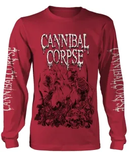 Cannibal Corpse T-shirt Pile Of Skulls 2018 Red 2XL