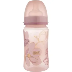 Canpol babies EasyStart Gold biberon 3+ months Pink 240 ml