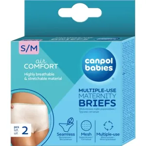 Canpol babies Maternity Briefs culottes post-accouchement taille S/M 2 pcs