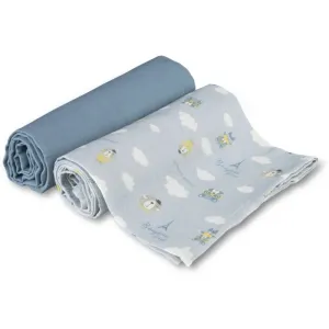 canpol babies Muslin Squares couches en tissu Blue 70x70 cm 2 pcs