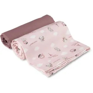 canpol babies Muslin Squares couches en tissu Pink 70x70 cm 2 pcs