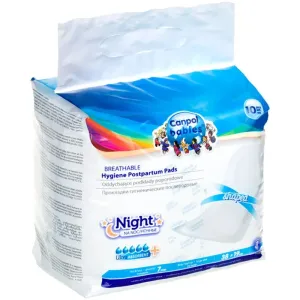 Canpol babies Postpartum Pads Night serviettes hygiéniques de maternité 10 pcs