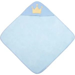 Canpol babies Royal Baby serviette avec capuche Blue 85x85 cm