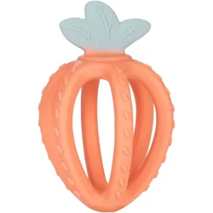 Canpol babies Silicone Sensory Teether Strawberry Orange jouet de dentition Orange 3m+ 1 pcs