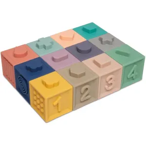 Canpol babies Small Toys cubes sensoriels souples 6m+ 12 pcs