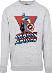 Captain America T-shirt Crewneck Homme Grey L