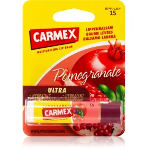 Carmex Pomegranate baume à lèvres hydratant en stick SPF 15 4.25 g #108453