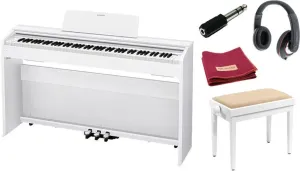 Casio PX 870 White Set White Wood Tone Piano numérique