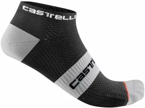Castelli Lowboy 2 Sock Black/White 2XL Chaussettes de cyclisme