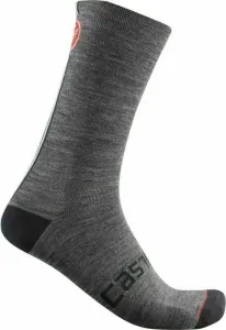Castelli Racing Stripe 18 Sock Dark Gray L/XL Chaussettes de cyclisme