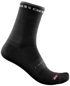 Castelli Rosso Corsa W 11 Sock Black L/XL Chaussettes de cyclisme