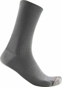 Castelli Bandito Wool 18 Sock Nickel Gray 2XL Chaussettes de cyclisme