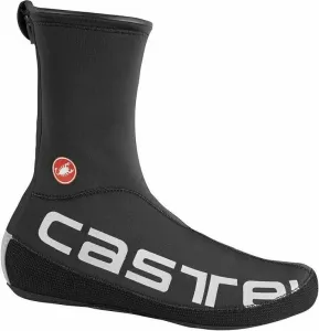 Castelli Diluvio UL Shoecover Black/Silver Reflex L/XL Couvre-chaussures